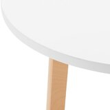 Bessagi Kids Otroška Miza Tibby, Bela, Bukev, Premer 60cm | Shoptok.si