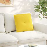 Jastuk za leđa Svijetlo žuta 50 x 19 x 45 cm tkanina | shoptok.hr