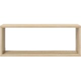  Kockaste zidne police 4 kom boja hrasta 60 x 15 x 23 cm drvene | shoptok.hr