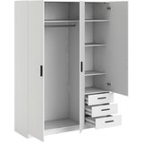 MID.YOU omara za oblačila, bela | Shoptok.si