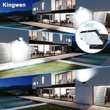 KINGWEN 40 W LED Stenske Svetilke s 360° vrtljivim panelom - komplet 4 kosov | Shoptok.si