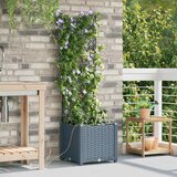  Vrtna saksija 2 pcs Svijetlo siva 40 x 40 x 142 cm Plastika | shoptok.hr