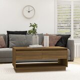  Stolić za kavu boja hrasta 102,5 x 55 x 44 cm konstruirano drvo | shoptok.hr