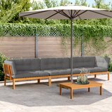  4-dijelni set vrtnih sofa od paleta s jastucima od drva bagrema | shoptok.hr