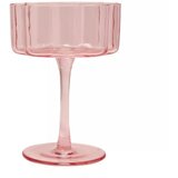 Widdop & Co. Hestia - Čaše set 2 - Hestia, Bright Pink Scalloped, Martini Cene