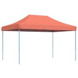 vidaXL Zložljivi pop-up šotor za zabave terakota 440x292x315 m | Shoptok.si