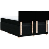  Krevet s oprugama i madracem crni 160x200 cm od tkanine | shoptok.hr