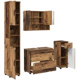  Set namještaja za kupaonicu 4 kom. Staro drvo | shoptok.hr