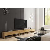 P & B nizka omarica A300, barva hrasta, led | Shoptok.si