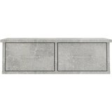  Zidna polica s ladicama boja betona 60 x 26 x 18,5 cm drvena | Eponuda.ba