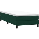 Box Spring krevet s madracem tamnozeleni 80x220 cm baršun | shoptok.hr