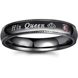 IZMAEL Prsten His Queen - Crna / 69mm | shoptok.hr