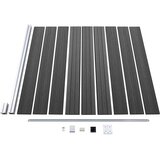  Panel za ogradu WPC 175 x 186 cm crni | shoptok.hr