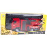 Vatrogasni kamion na daljinsko upravljanje Water Spray Huina 1:18 - crveni | shoptok.hr