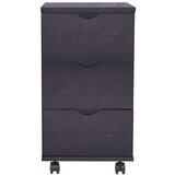 vidaXL Ladičar 33x45x60 cm crni | shoptok.hr