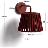Kave Home LED stenska zunanja svetilka s solarnim panelom (višina 23 cm) Aldet – | Shoptok.si