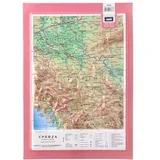 Everest, reljefasta mapa, A4, Srbija
