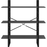 vidaXL ormarić za knjige sivi 100 x 30 x 105 cm od iverice | shoptok.hr