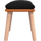  Tabure crni 45x29,5x35 cm od tkanine i umjetne kože | shoptok.hr