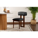 Hanah home stolica natura - walnut, dark grey dark greywalnut chair set (2 pieces) | ePonuda.com