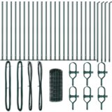 Euro Ograda s 13 Priključnim Stupovima 0.6x50 m Galvanizirani Čelik | shoptok.hr