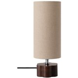Ellos Home Smeđa/bež lanena stolna lampa (visina 33,5 cm) Joline – Cijene