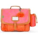 Šolska torba SIDONIE CARTABLE 38 CM POCHE GOURDE Rožnata