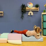  Jastučići za penjanje, meke igračke, 6-dijelni set jastučića za djecu, poligon (pastelne boje) | shoptok.hr