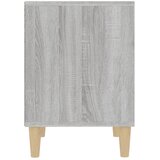  Noćni ormarići 2 kom boja dimljenog smeđi 40x35x50 cm | shoptok.hr