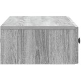 Stolna montirana na zid Siva sonoma 87 5 x 34 5 x 17 cm | shoptok.hr