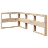  Krevet s regalom za knjige bez madraca 75x190 cm borovina | shoptok.hr