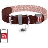 Wau dog OKRASNI TRAK ZA OVRATNICO ZA PSE IZ PRAVEGA USNJA IN BLAGA, (5000291310) | Shoptok.si