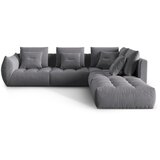 Micadoni Tamno siva kutna garnitura od bouclé tkanine (s desnim kutom) Bloom – Home | shoptok.hr