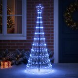  LED božićno drvce 230 LED lampica Višebojno Željezo Crna | shoptok.hr