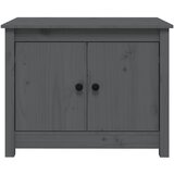  Stolić za kavu sivi 71 x 49 x 55 cm od masivne borovine | shoptok.hr