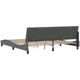  Okvir za krevet bez madraca Hanko tamnosivi 200x200 cm od tkanine | shoptok.hr