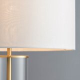  Endon 68802 -Prigušiva dodirna stona lampa LESSINA 1xE27/10W/230V zlatna/bela | Eponuda.com