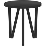  Stolić za čaj crni Ø 35 cm MDF | shoptok.hr