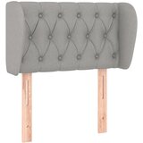 Maison Chic vzglavna omarica - nočna omarica - posteljna omarica z ušesi svetlo sivo 83x23x78/88 cm blago, (21712582) Cene