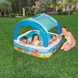 Bestway dječji bazen s krovom plavi 140 x 140 x 114 cm 52192 | shoptok.hr