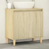Ormarić za umivaonik boja hrasta sonome 58 x 33 x 60 cm drveni