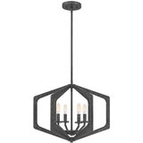 Elstead Lighting Elstead Quoizel Vanguard Viseča stropna svetilka z žičnim okvirjem, stara črna, (22097890) | Shoptok.si