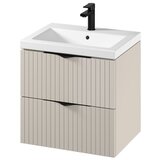 Cersanit S801-541 - Viseći kupatilski ormarić sa umivaonikom TIRSO 60x45 cm bež | Eponuda.com