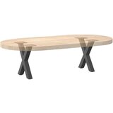  Noge za klub stolić u obliku slova X, 2 kom, antracit, 30 x (30-31) cm, čelik Slike
