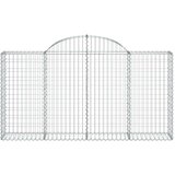  Gabionska košara s lukom 200x30x100/120 cm pocinčano željezo | shoptok.hr