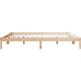  Dugi okvir kreveta bez madraca bijeli 200x210 cm od borovine | shoptok.hr