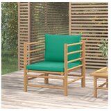  Sofa od bambusa sa zelenim jastucima | shoptok.hr