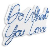 WALLXPERT dekorativna plastična led rasveta do what you love blue | ePonuda.com