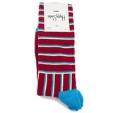 Happy Socks Dokolenke BLOCKED STRIPE Rdeča Cene