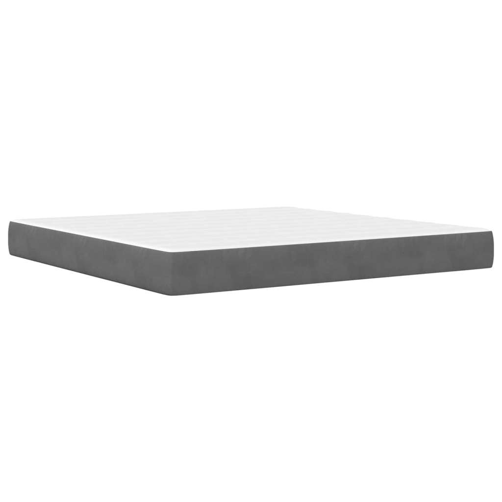  Okvir za krevet Tamno siva 180 x 200 cm Baršun - Tamno siva 180 x 200 cm | shoptok.hr